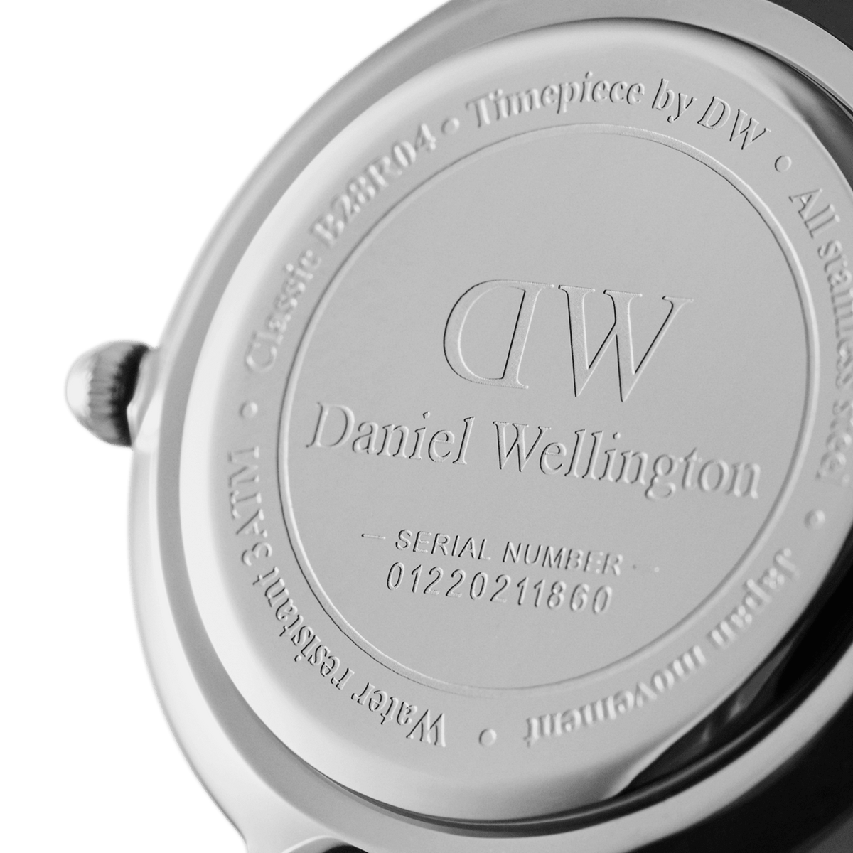 Daniel Wellington Petite Cornwall Black Dial Black Nylon Strap Watch For Women - DW00100248