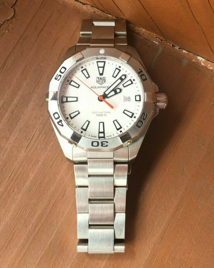 Tag Heuer Aquaracer White Dial Watch for Men - WBD1111.BA0928
