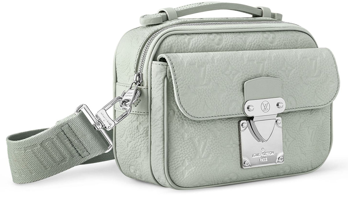 Louis Vuitton S Lock Messenger Shoulder Bag - Mineral Gray