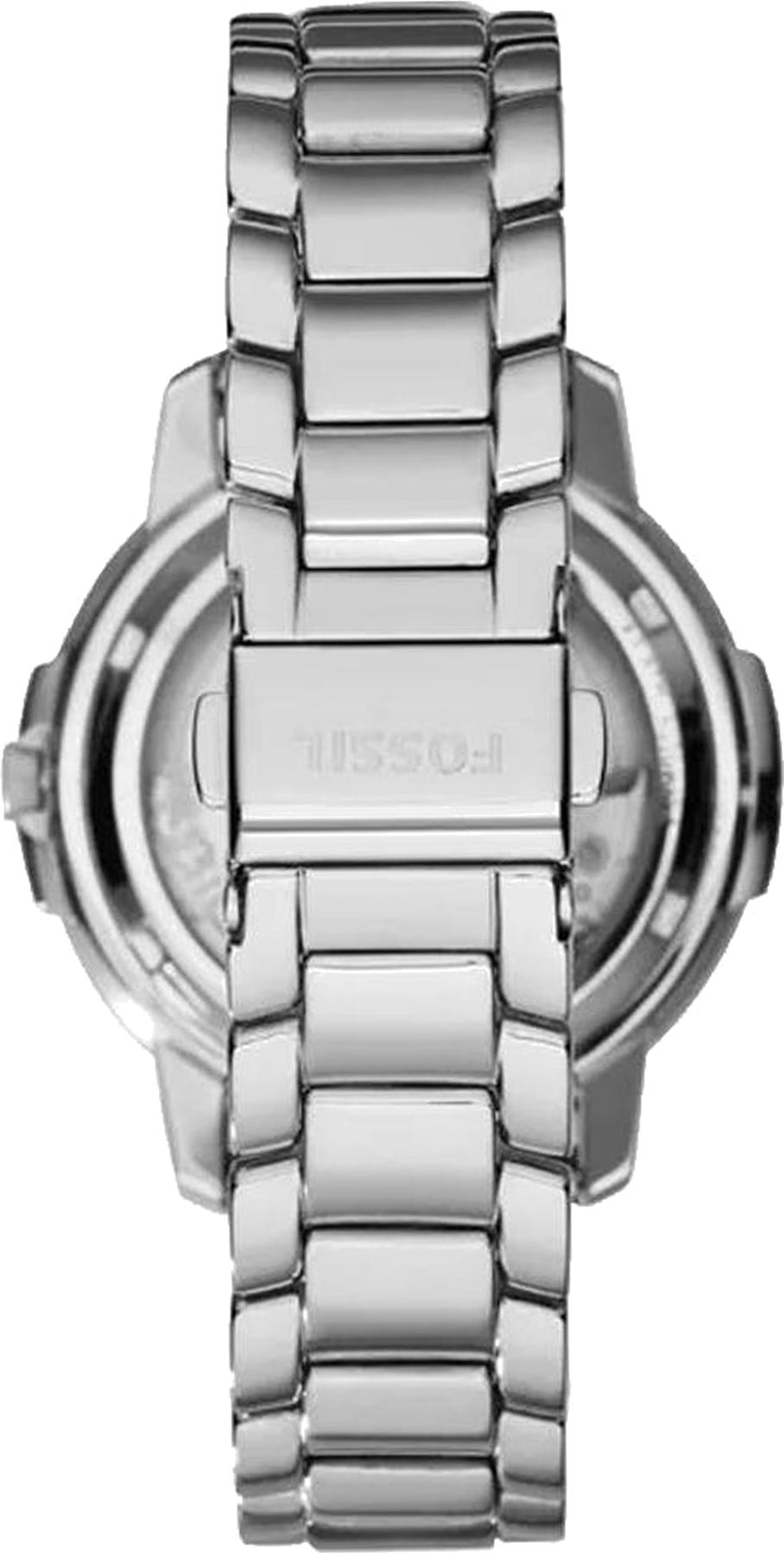 Fossil Architect Automatic Silver Dial Silver Steel Strap Watch for Women - ME3057
