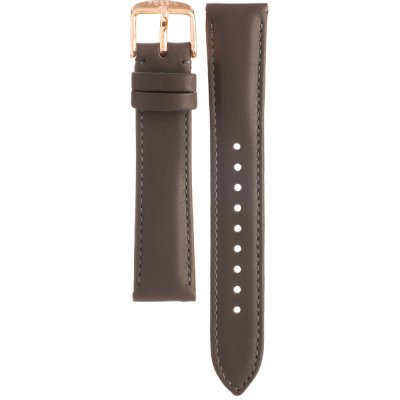 Fossil Boyfriend Automatic Skeleton Grey Dial Grey Leather Strap Watch for Women - ME3089