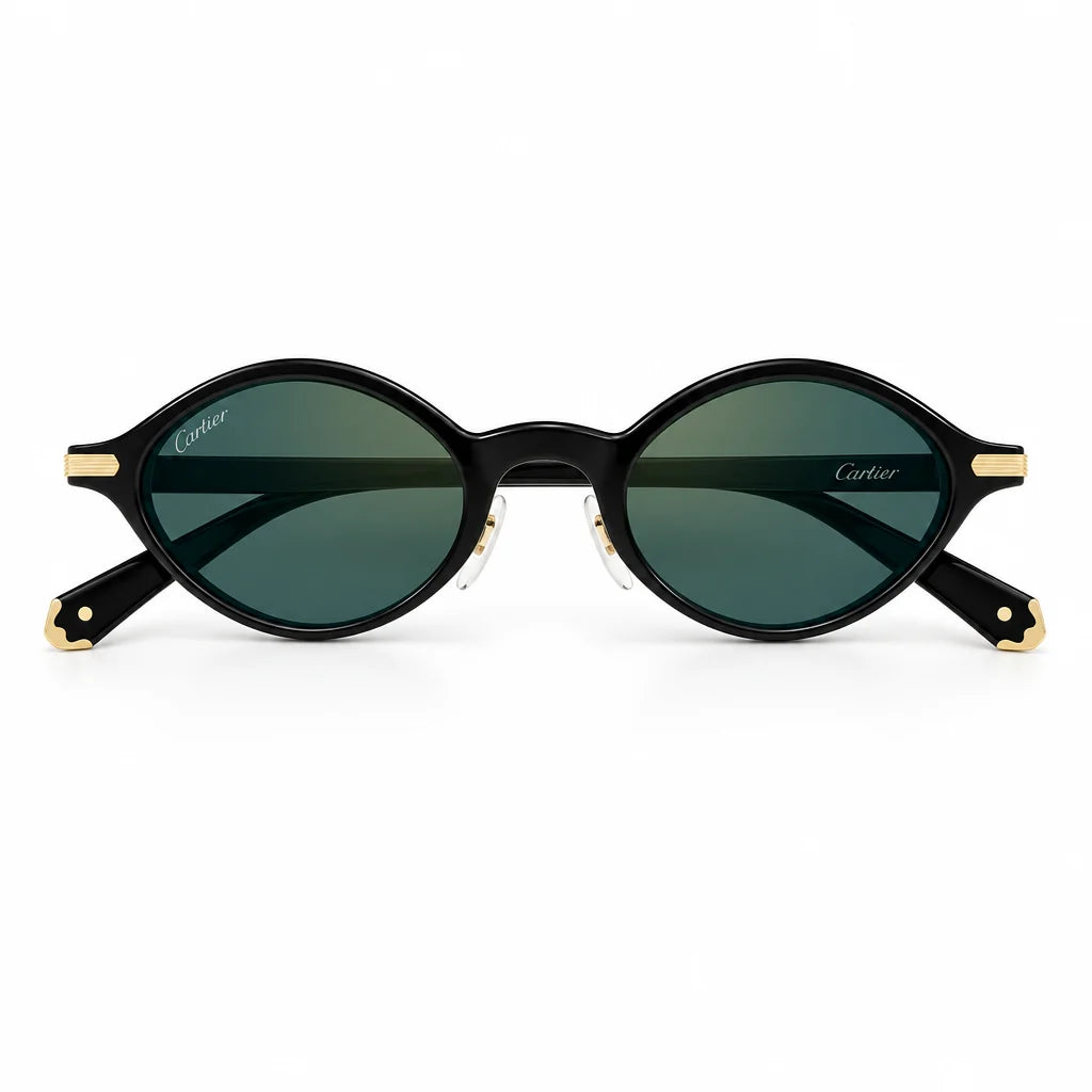 Cartier Première de C Women Grey-Blue Sunglasses