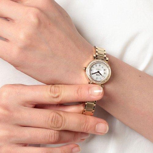 Coach Madison White Dial Gold Steel Strap Watch for Women - 14502403