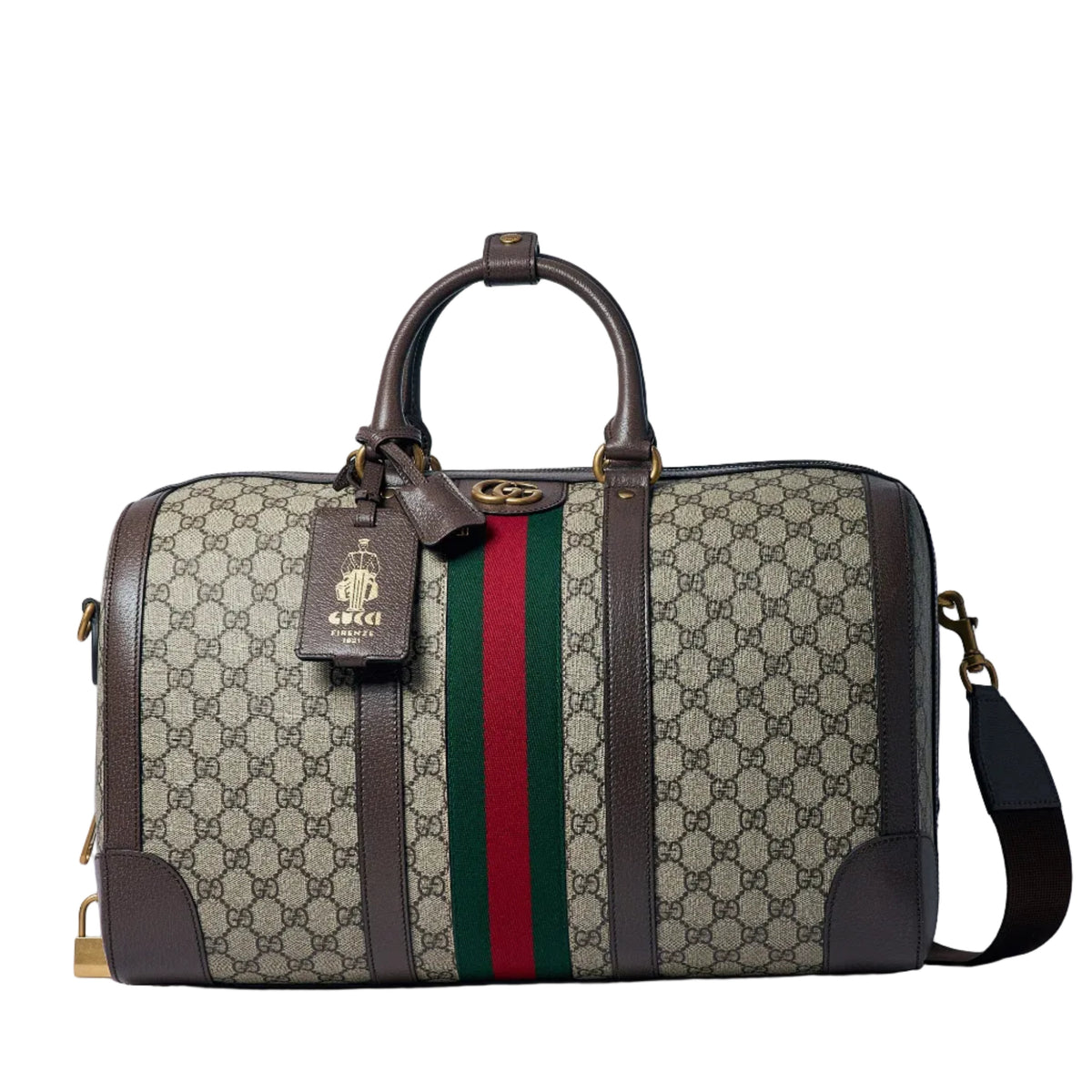 Gucci Savoy Medium Duffle Bag – Beige