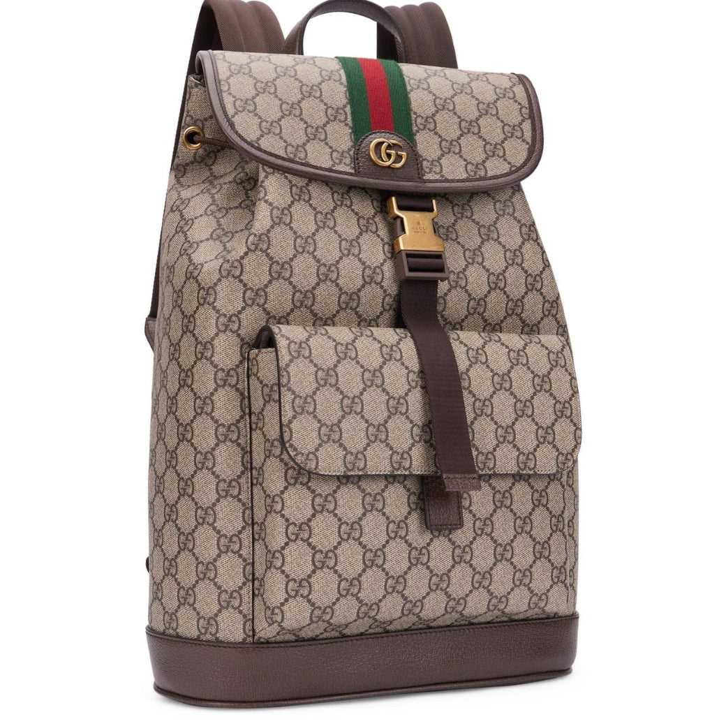 Gucci Ophidia Small Backpack – Beige