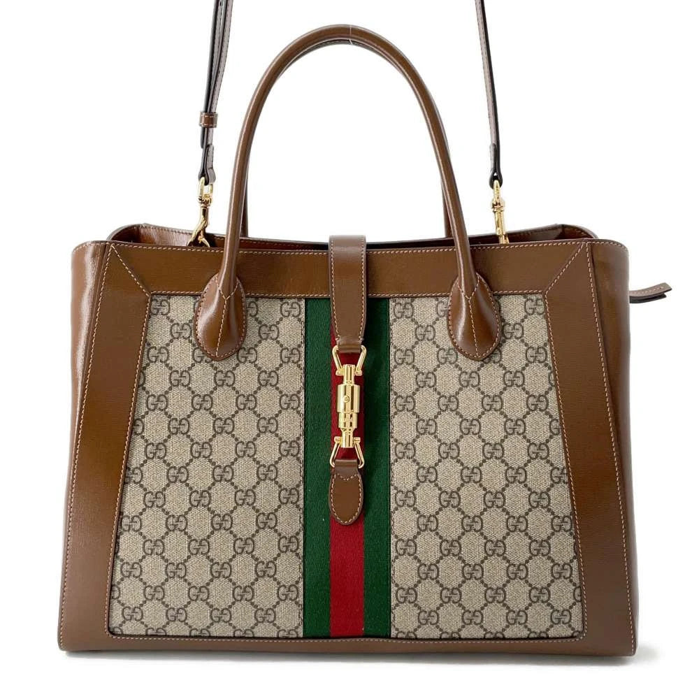 Gucci Jackie 1961 Medium Tote Bag - Beige