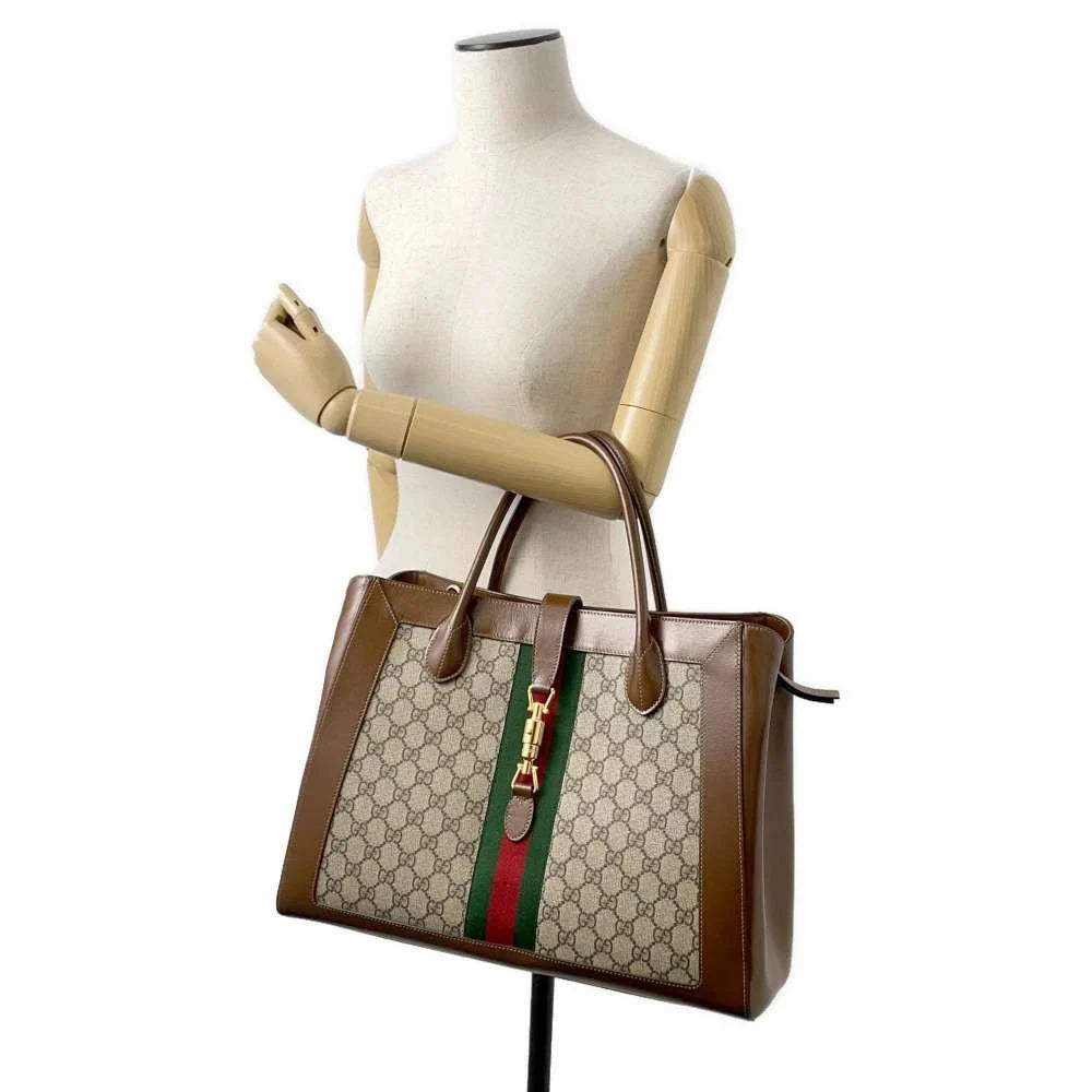 Gucci Jackie 1961 Medium Tote Bag - Beige