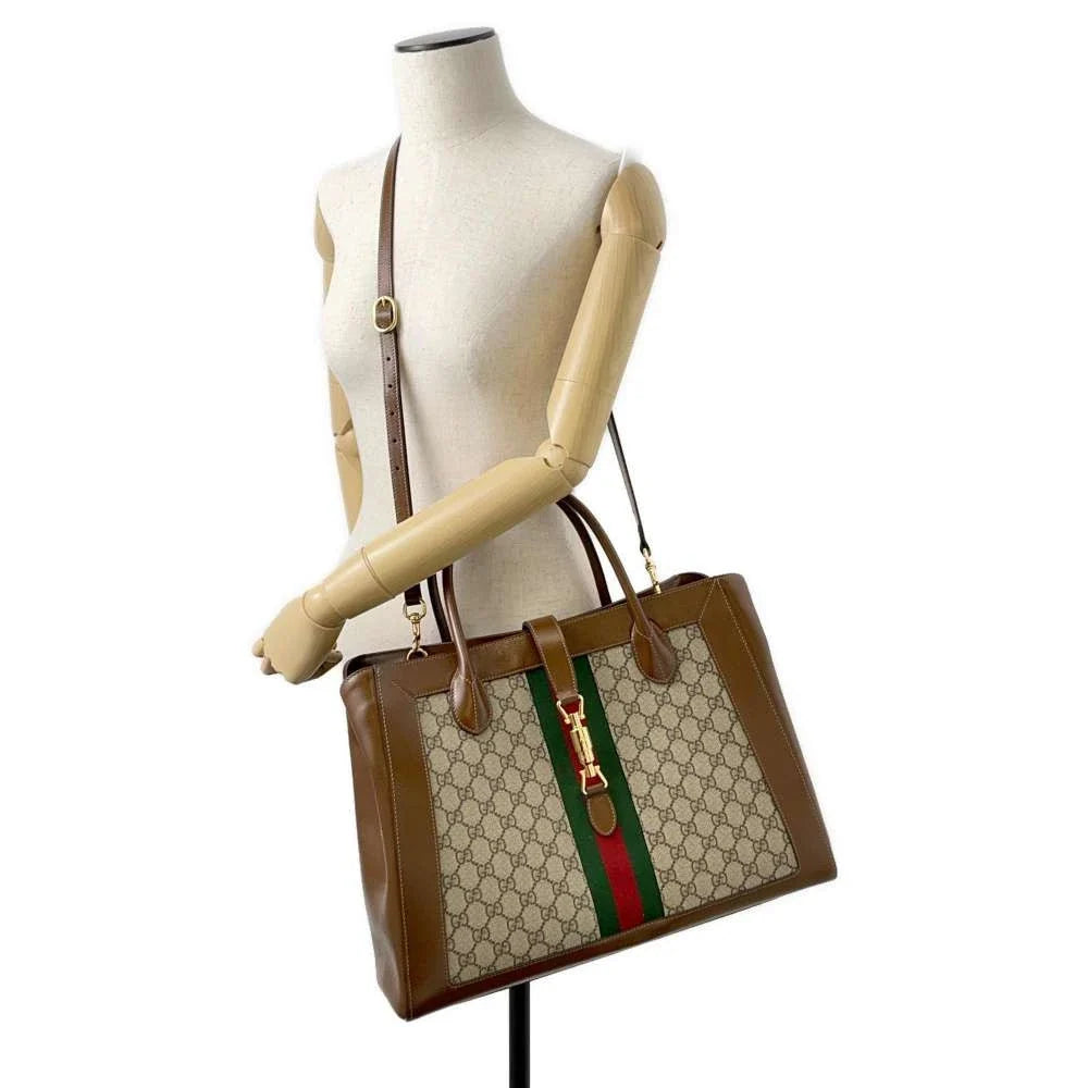 Gucci Jackie 1961 Medium Tote Bag - Beige