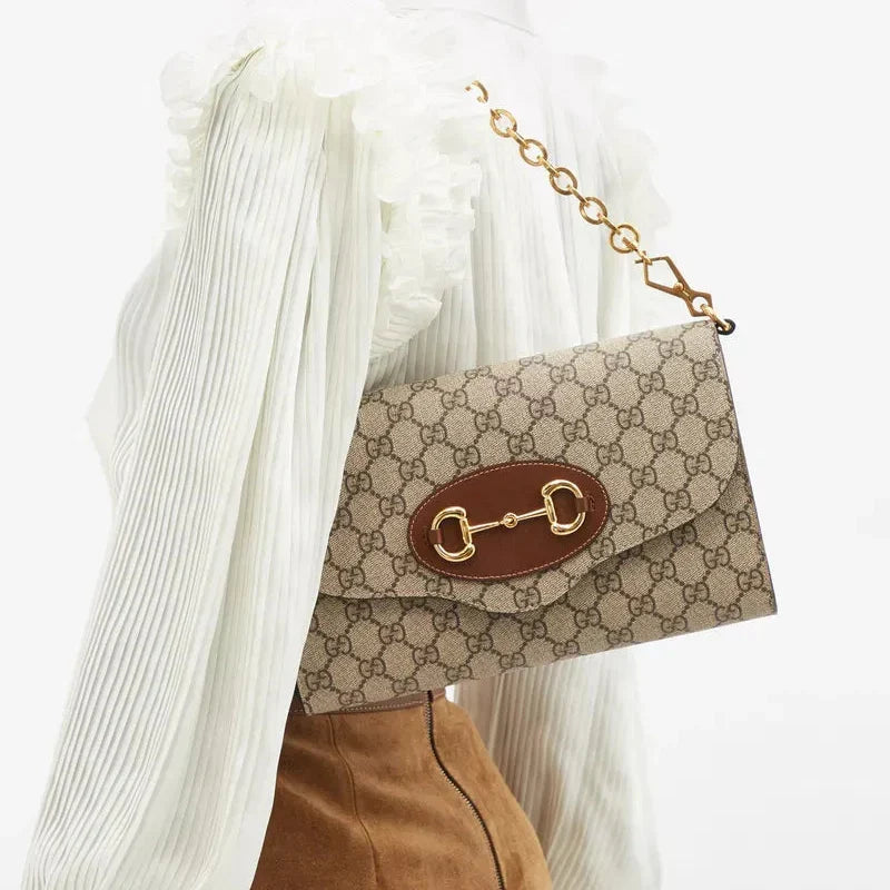 Gucci Horsebit 1955 Small Bag – Beige
