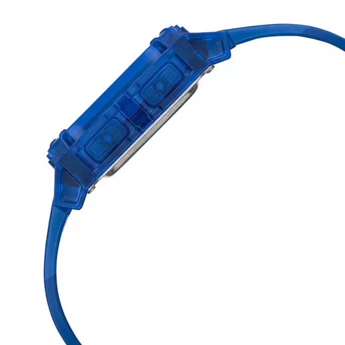 Guess Stealth Blue Dial Blue Rubber Strap Watch for Men - GW0270G3