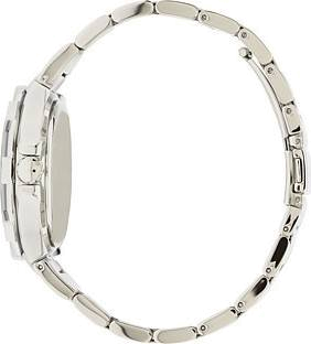 Guess Vista Diamonds Silver Dial Silver Steel Strap Watch for Women - W12080L1