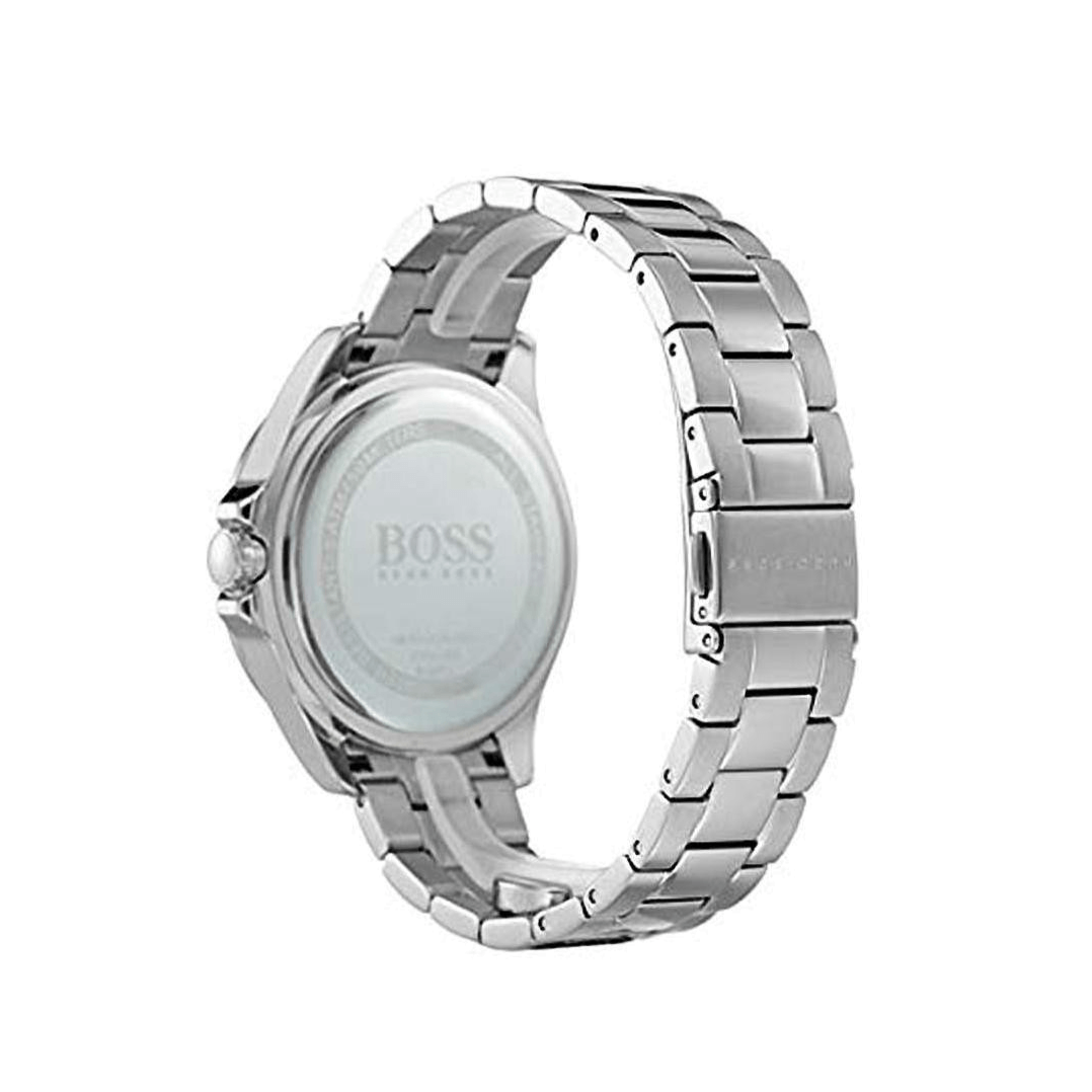 Hugo Boss Premiere Chronograph Silver Dial Silver Steel Strap Watch for Women - 1502442