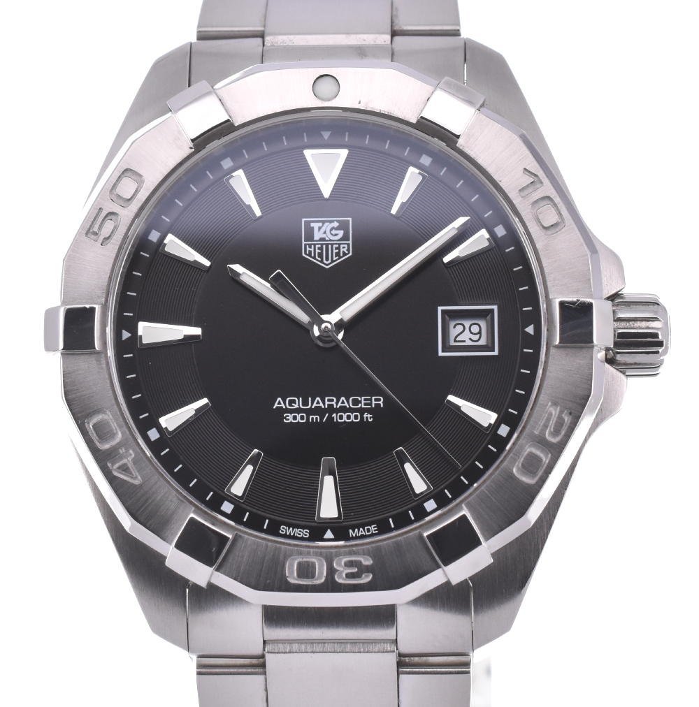 Tag Heuer Aquaracer Black Dial Watch for Men - WAY1110.BA0928