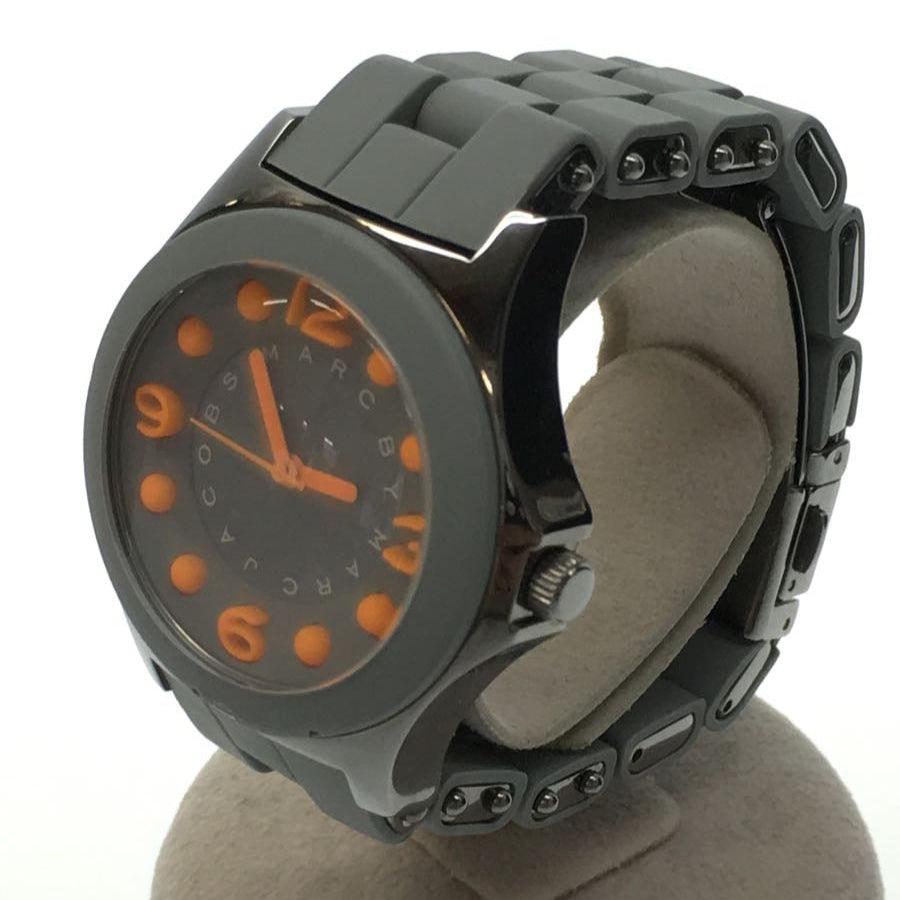 Marc Jacobs Pelly Grey Dial Grey Silicone Strap Watch for Women - MBM2589
