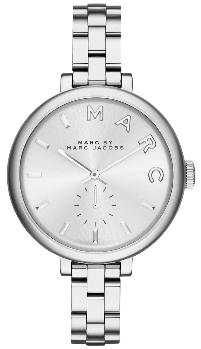 Marc Jacobs Sally Silver Dial Silver Steel Strap Watch for Women - MBM3362