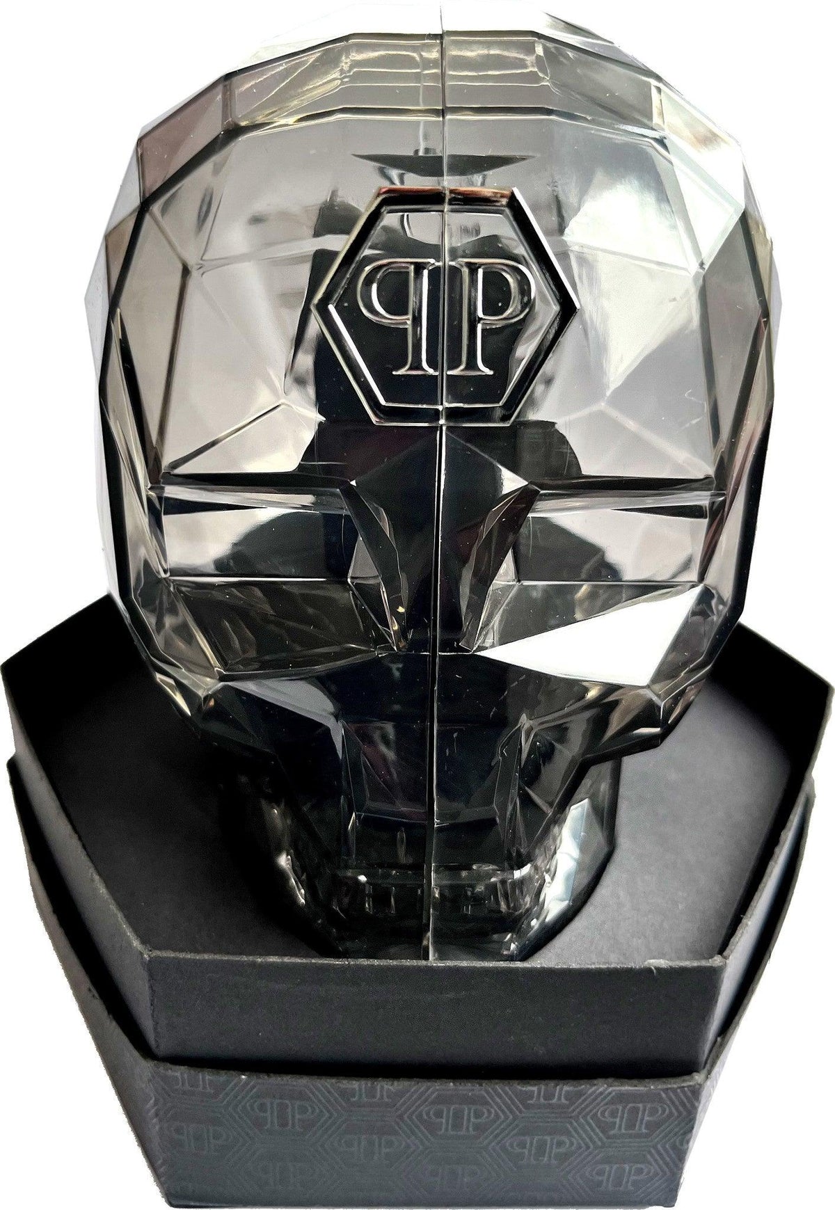 Philipp Plein The Skull Black Dial Black Silicone Strap Watch for Men - PWAAA0121