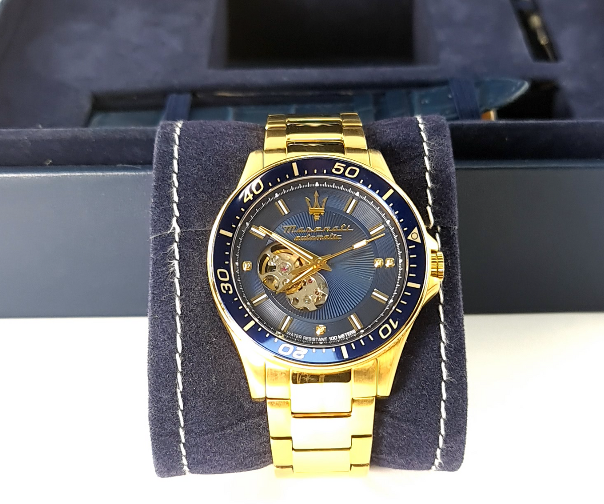 Maserati SFIDA Automatic Diamond Dial Limited Edition Watch For Men - R8823140004