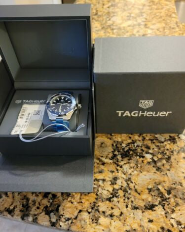 Tag Heuer Aquaracer Blue Dial Watch for Men - WAY101C.BA0746