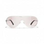 Chanel Women’s Shield Pink Sunglasses