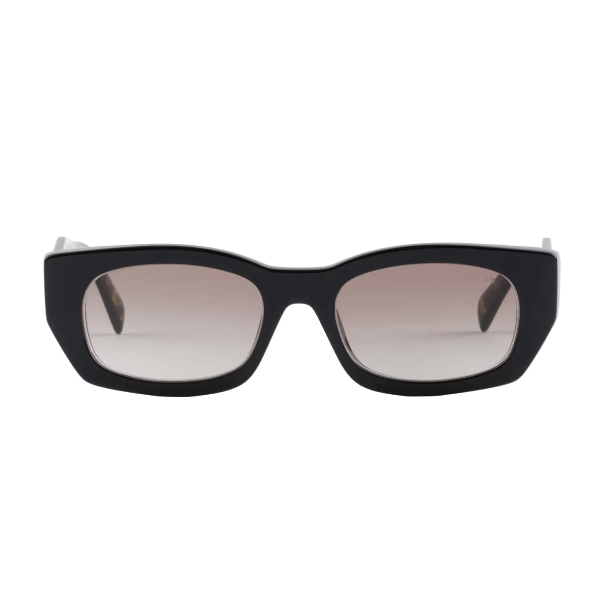 Prada Women Rectangular Frame Brown Tortoiseshell Sunglasses