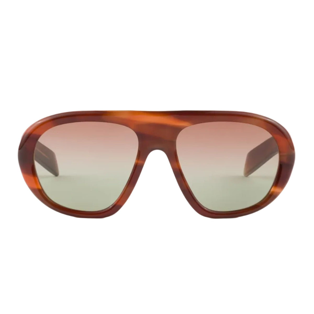 Prada Women Pilot Frame Sienna Brown Sunglasses