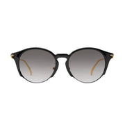 Louis Vuitton Women Round Frame Black Sunglasses