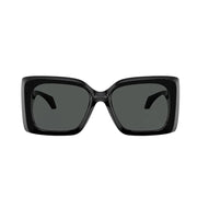 Versace Women Square Frame Cobra Black Sunglasses
