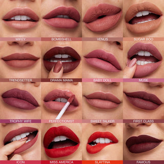 Huda Beauty Liquid Matte Ultra-comfort Transfer-proof Lipstick - Miss America
