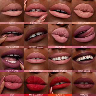 Huda Beauty Liquid Matte Ultra-comfort Transfer-proof Lipstick - Miss America