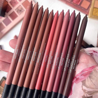 Huda Beauty Automatic Matte Lip Pencil – Warm Brown