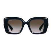 Gucci Women Butterfly Frame Shiny Black Sunglasses