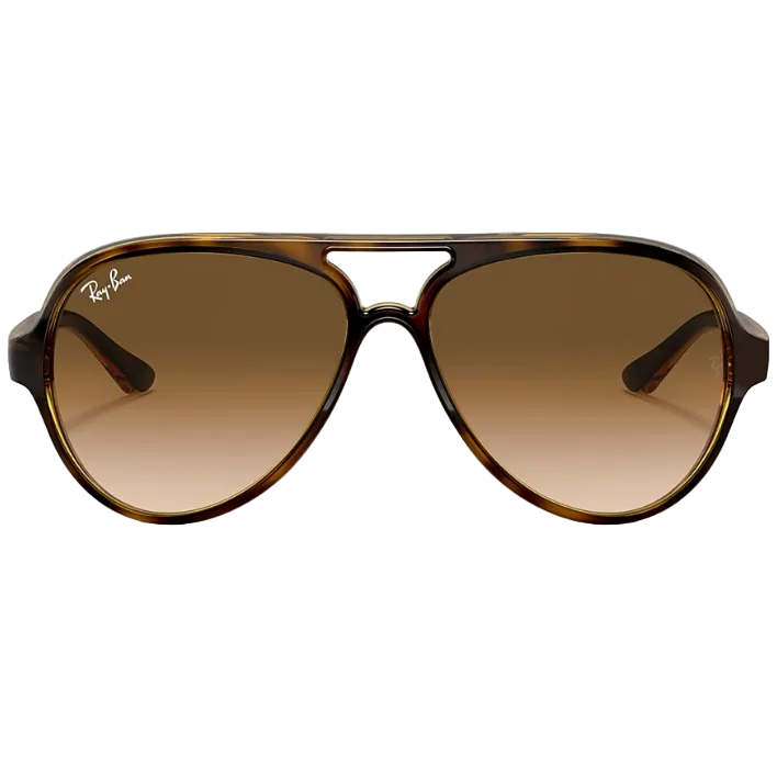 Ray Ban Women Pilot Frame Polished Light Havana Sunglasses