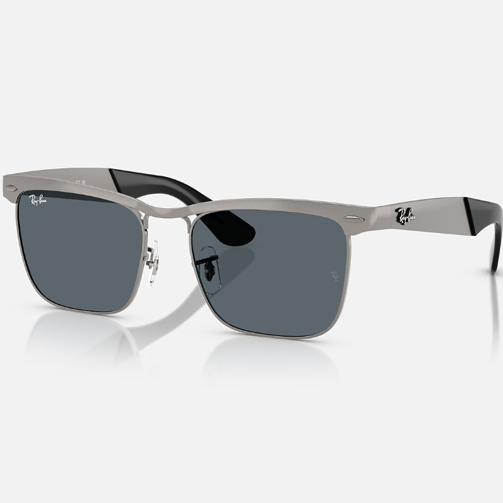 Ray Ban Women Square Frame Matte Sandblasted Sunglasses