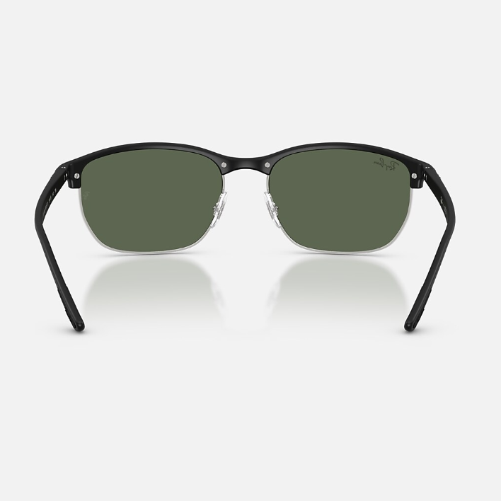 Ray Ban Women Square Frame Matte Sand Black Sunglasses