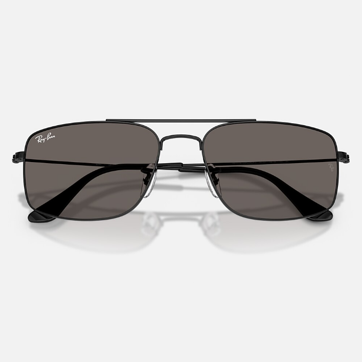 Ray Ban Women Square Frame Coal Black Sunglasses