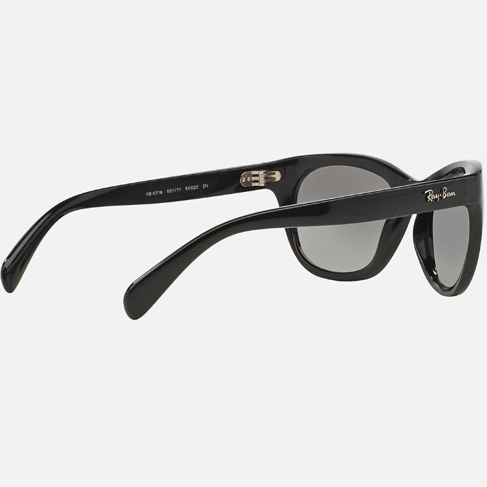 Ray Ban Women Square Frame Licorice Black Sunglasses