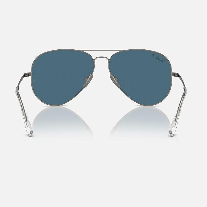 Ray Ban Women Pilot Frame Chrome Silver Sunglasses