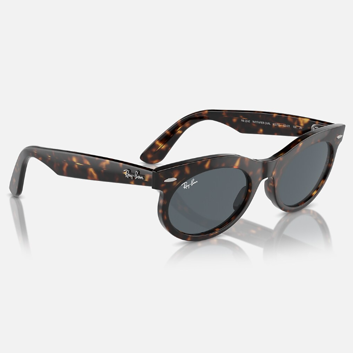 Ray Ban Women Oval Frame Saddle Brown Sunglasses