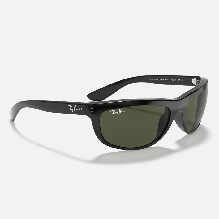 Ray Ban Women Rectangle Frame Luxury Black Sunglasses