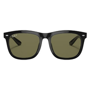 Ray Ban Women Square Frame Faded Black Sunglasses