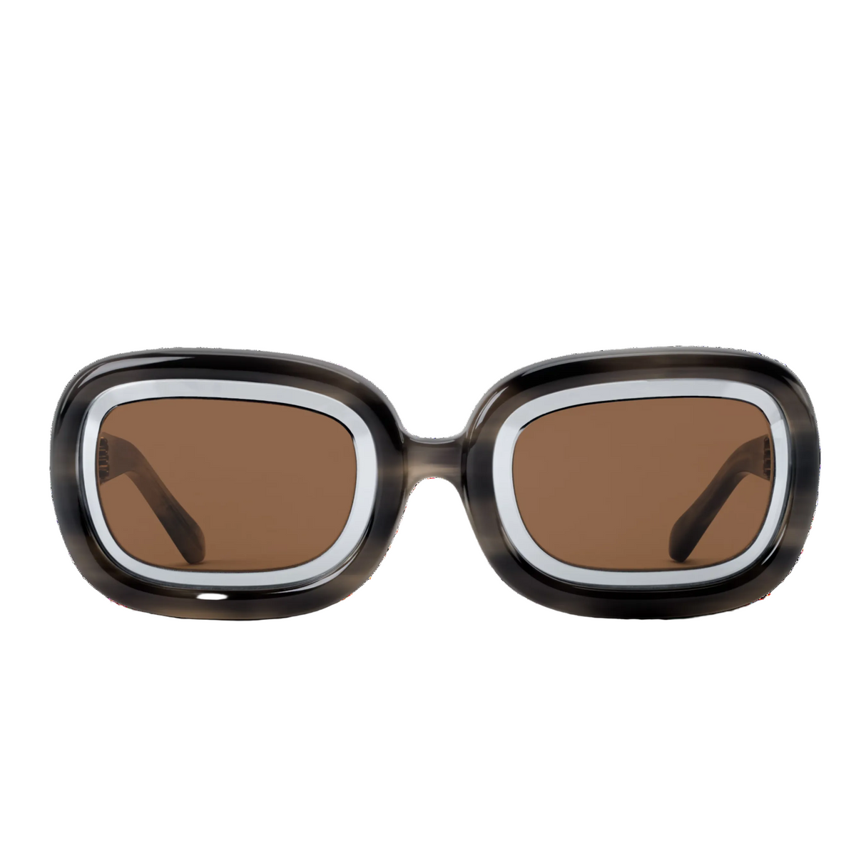 Louis Vuitton Women Square Frame Ink Black Sunglasses