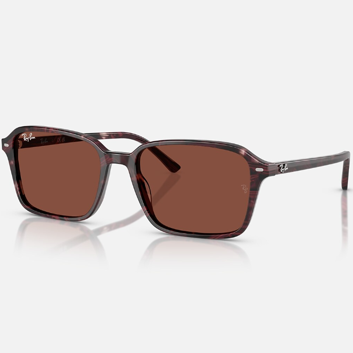 Ray Ban Women Square Frame Fantasy Violet Sunglasses