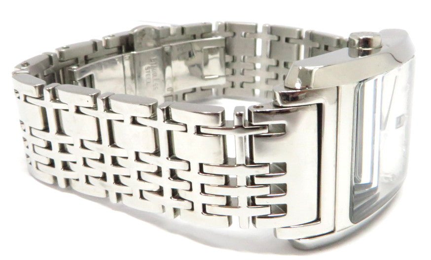 Burberry Heritage Diamond White Dial Silver Stainless Steel Strap Watch for Women - BU1583