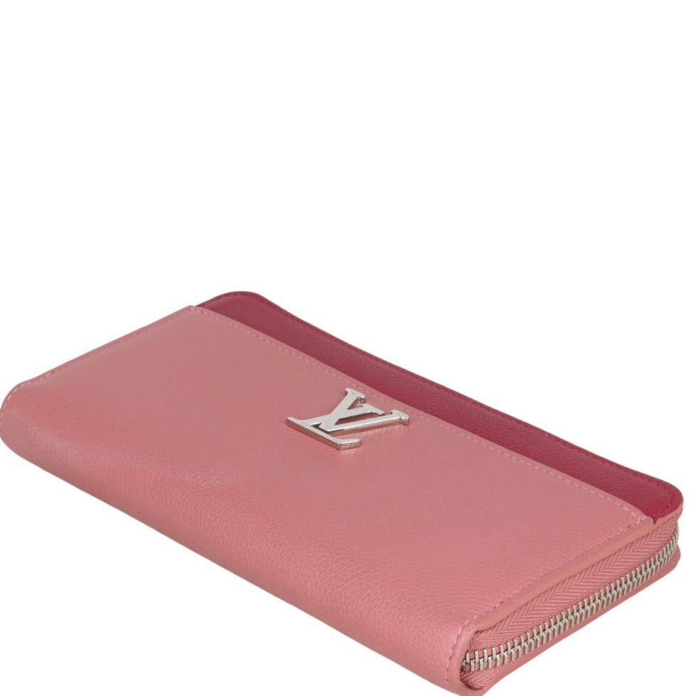 Louis Vuitton Zippy Lock Me Long Wallet - Pink