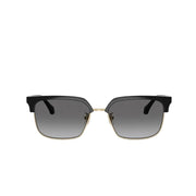 Versace Men Sqaure Frame Matte Black Sunglasses
