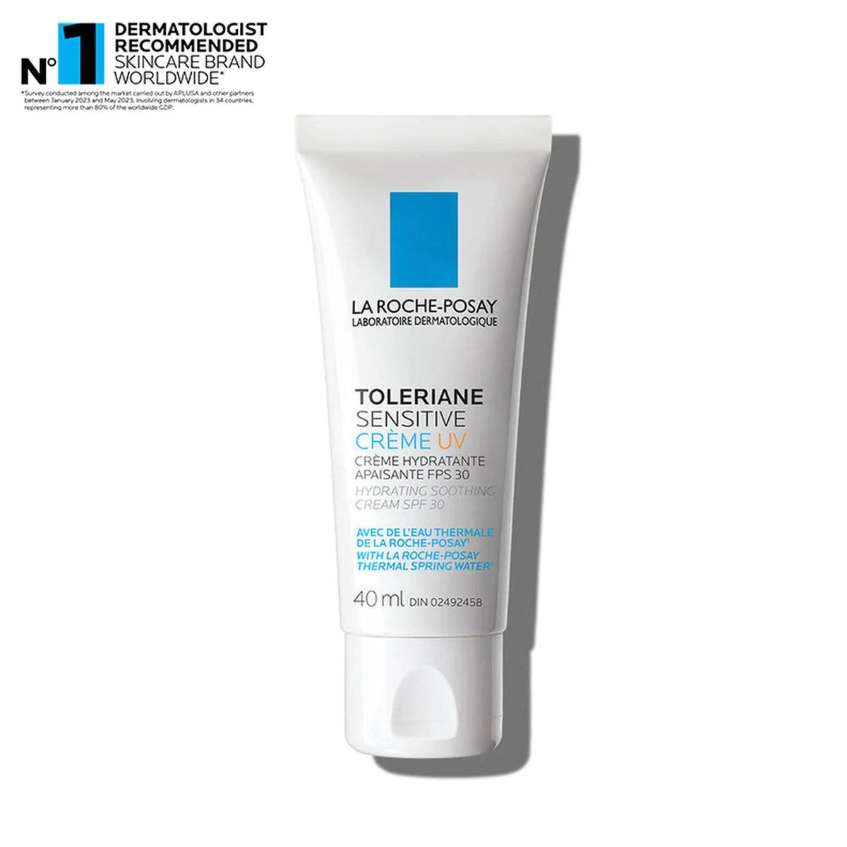 La Roche Posay Toleriane Sensitive SPF 30 Daily Facial Moisturizer UV Cream - 30ml