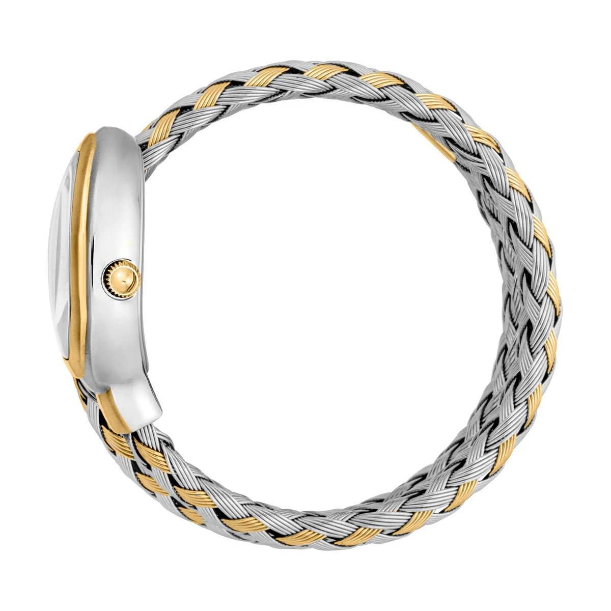 Just Cavalli Novara Mother of Pearl Dial Two Tone Steel Strap Watch for Women - JC1L264M0055