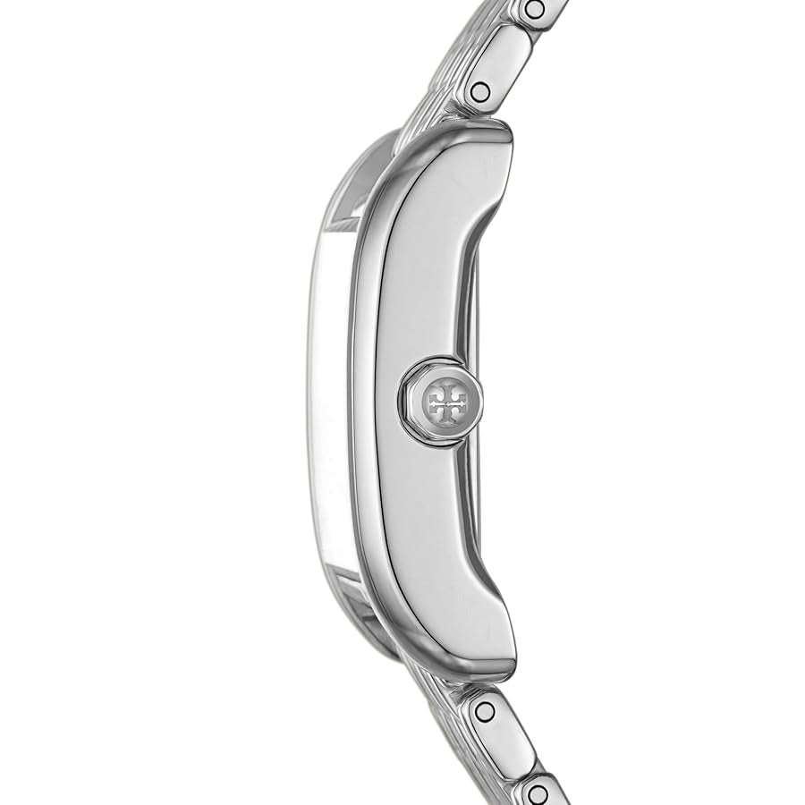 Tory Burch Eleanor White Dial Silver Steel Strap Watch for Women - TBW1069