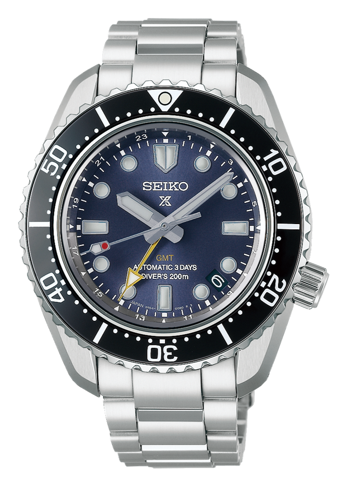 Seiko Prospex Diver Scuba Automatic Blue Dial Silver Steel Strap Watch for Men - SBEJ021