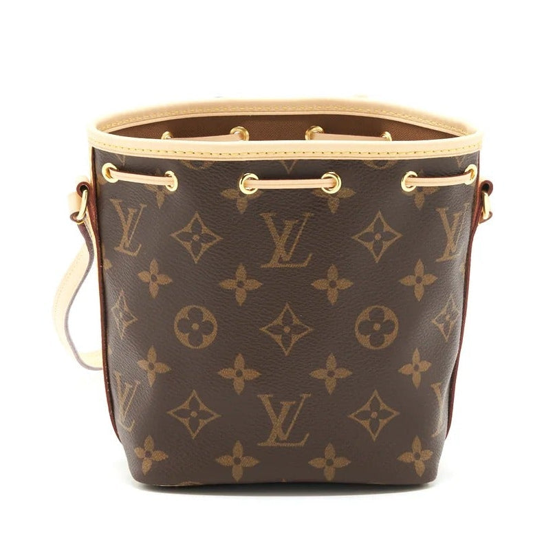 Louis Vuitton Monogram Canvas Nano Noe Bucket Bag - Dark Brown